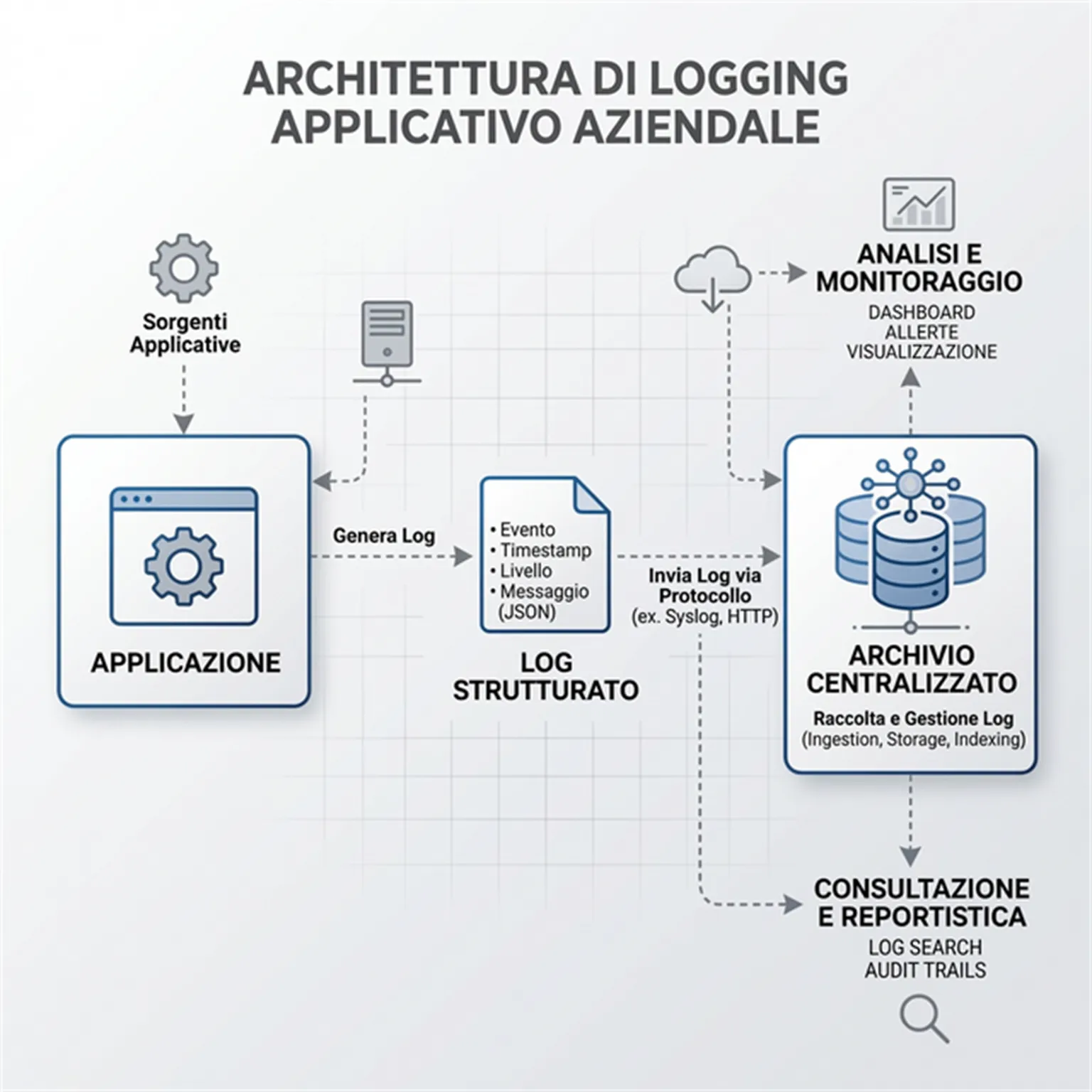 Architettura di Logging strutturato aziendale