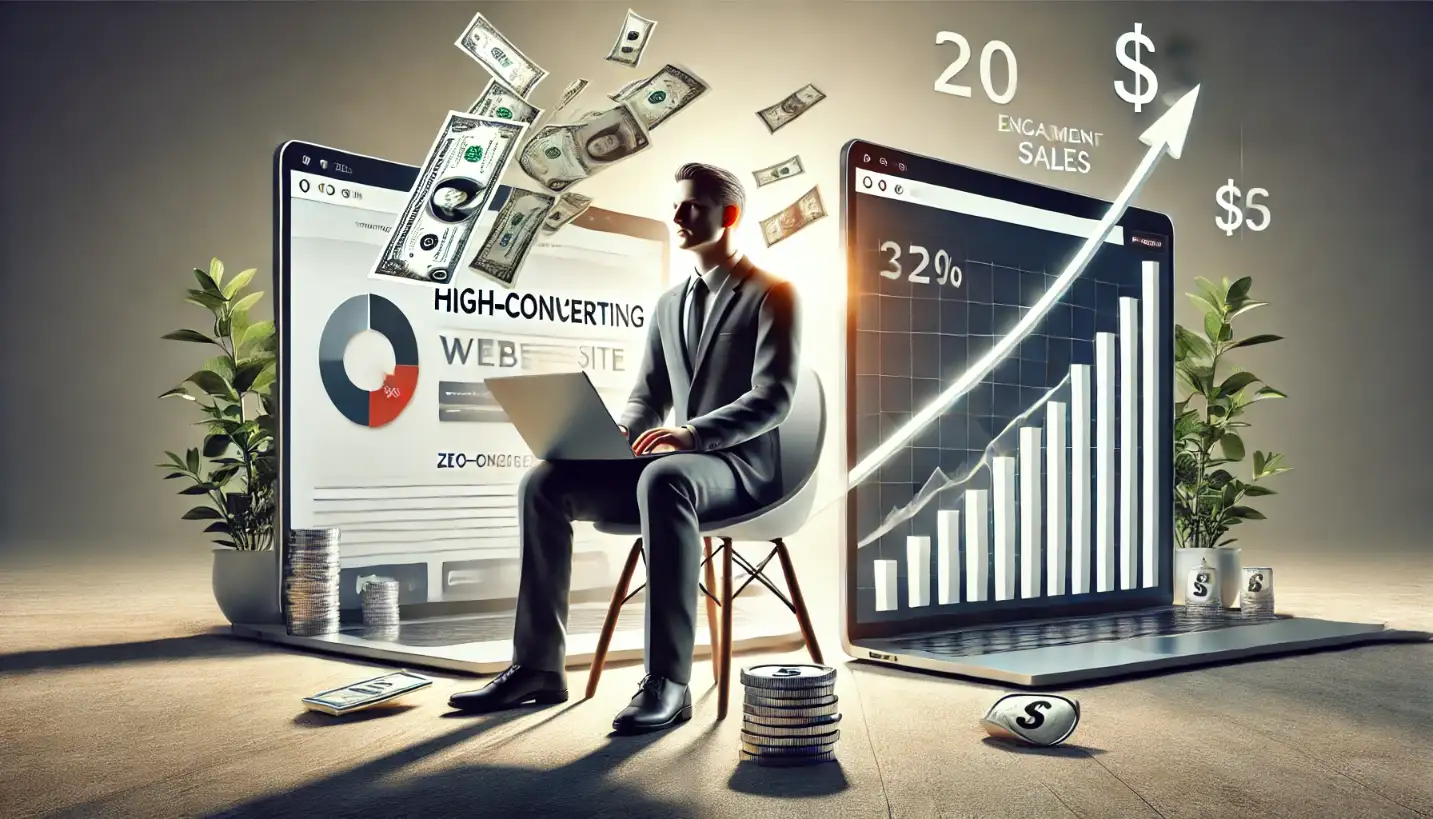 Siti internet che convertono, sviluppo web, business online, guadagni da siti web