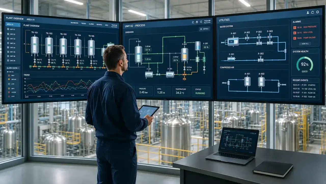 Sviluppatore SCADA .NET per interfacce di sala controllo