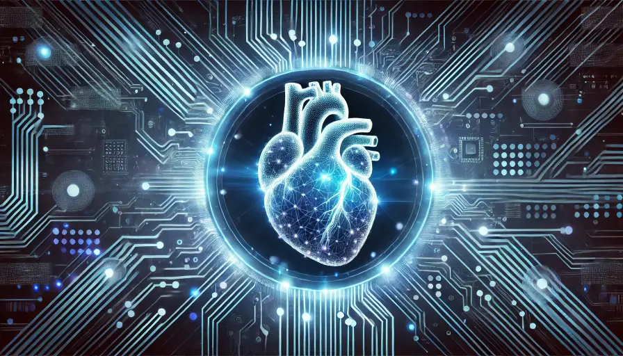 Heart symbol of the power and connectivity of cloud computing with Microsoft Azure