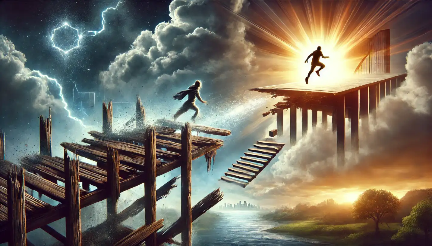 Developer leaves a fragile bridge (PHP) to land on a solid platform (.NET)