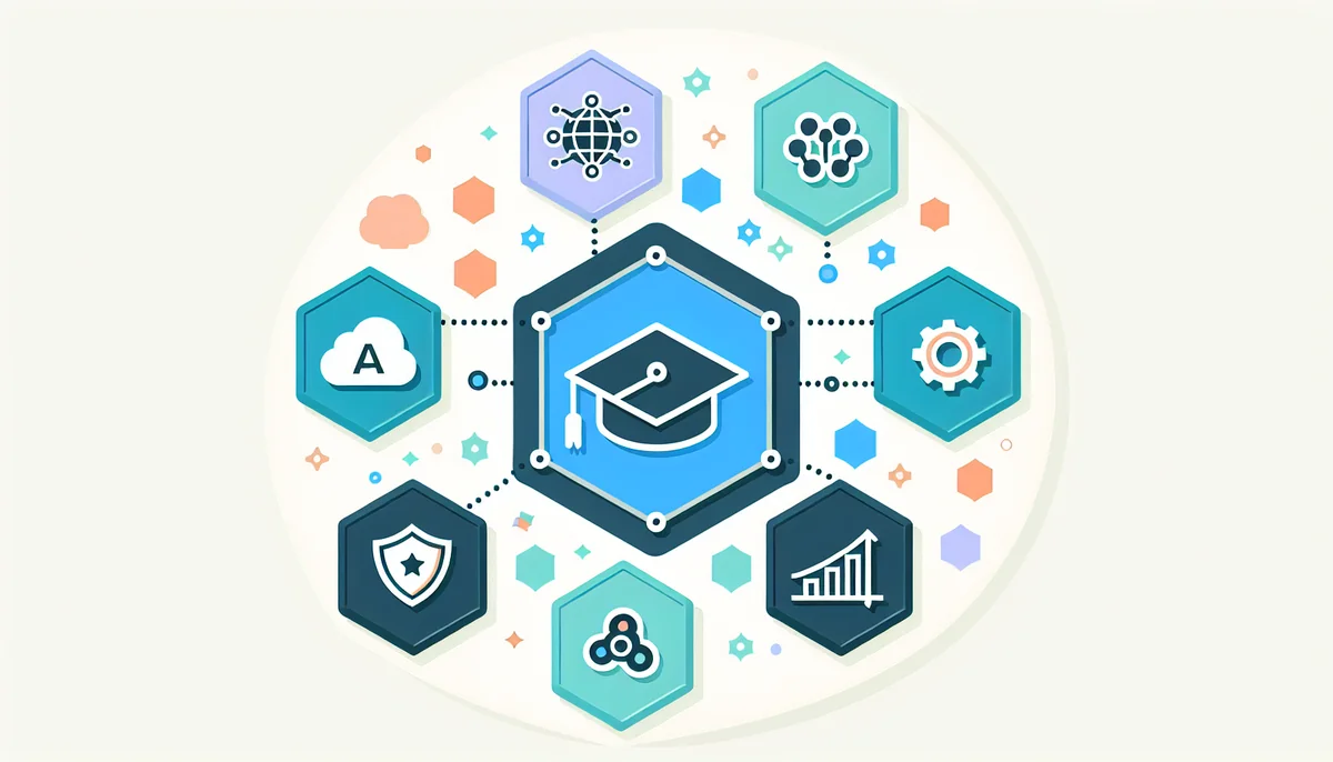 Map of training activities eligible for Training Tax Credit 4.0: software development, AI, cloud, cybersecurity