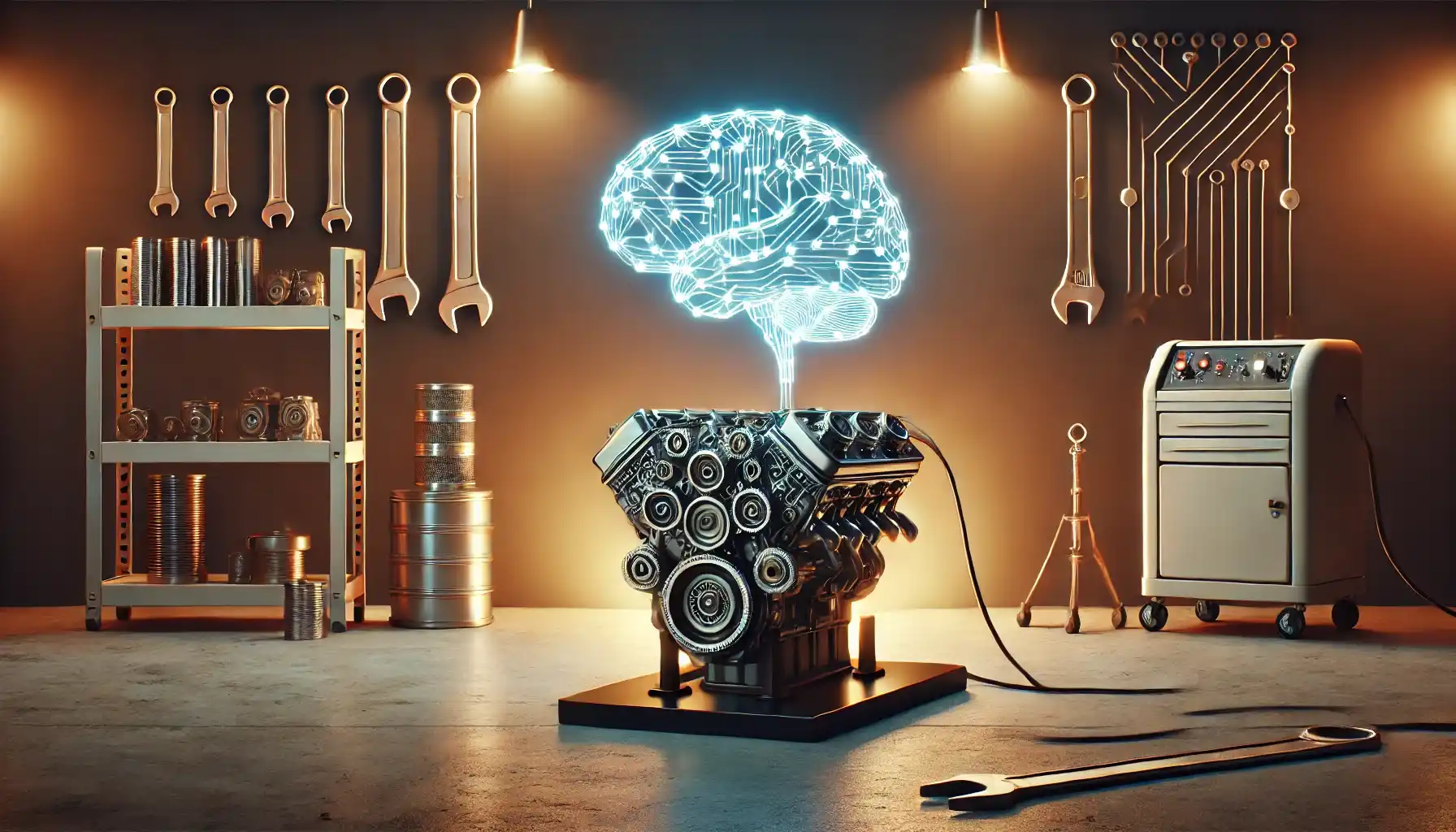 Brains and machine tools: Strategic AI engine in the hands of a conscious developer