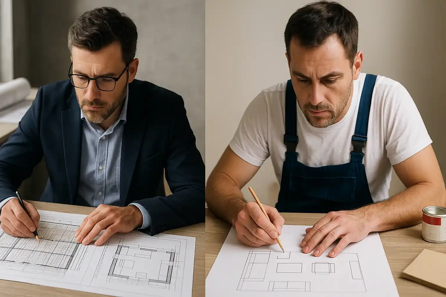 Comparison of strategic approaches in choosing the layout between Grid and StackPanel in WPF.